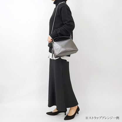 GIANNI CHIARINI レディース ショルダーバッグ ALIFA M BS8148 COMM GRN LM CITY NOIRE 14168