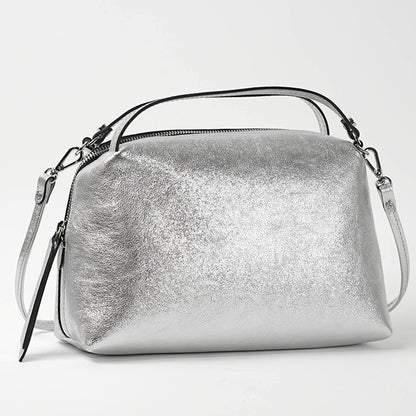 GIANNI CHIARINI レディース ショルダーバッグ ALIFA M BS8148 VNCMET ARGENTO 359