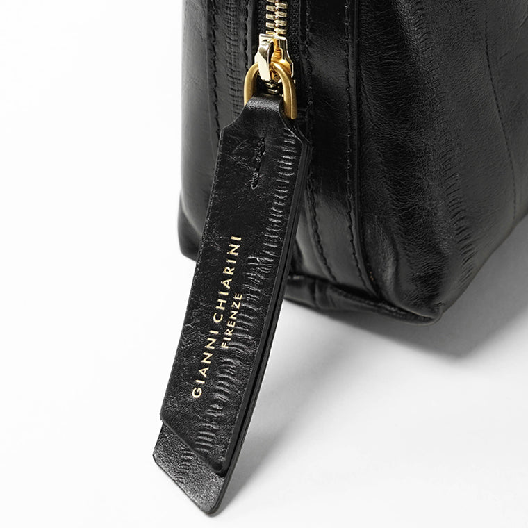 GIANNI CHIARINI レディース ショルダーバッグ ALIFA S BS8255 EEL NERO ブラック 001