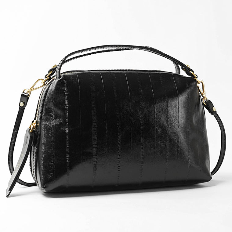 GIANNI CHIARINI レディース ショルダーバッグ ALIFA M BS8258 EEL NERO ブラック 001