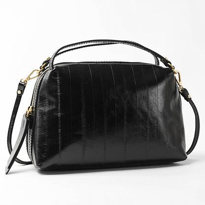 GIANNI CHIARINI レディース ショルダーバッグ ALIFA M BS8258 EEL NERO ブラック 001