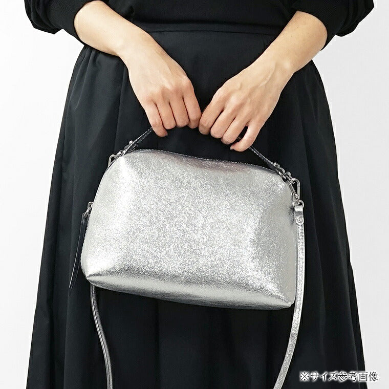 GIANNI CHIARINI レディース ショルダーバッグ ALIFA M BS8258 EEL NERO ブラック 001