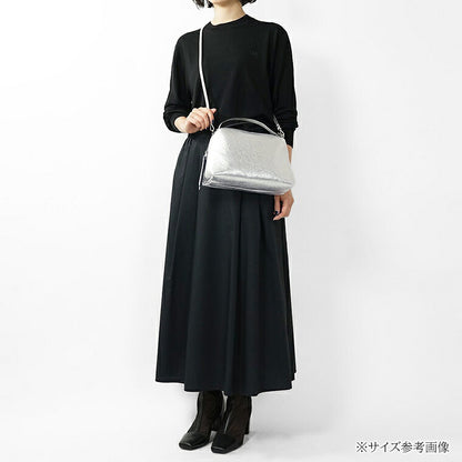 GIANNI CHIARINI レディース ショルダーバッグ ALIFA M BS8258 EEL NERO ブラック 001