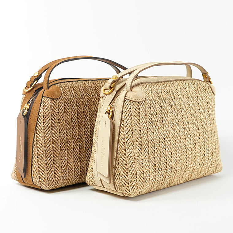 GIANNI CHIARINI レディース ショルダーバッグ ALIFA M BS8788 COMM PGLSPG 2カラー