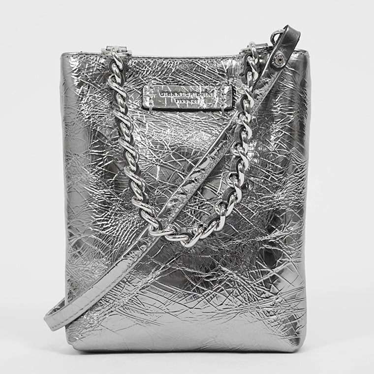 ジャンニキャリーニ バッグ 2way ショルダーバッグ シルバー色 BS9590 ジャンニ キャリーニ GIANNI CHIARINI ハンドバッグ ショルダーバッグ