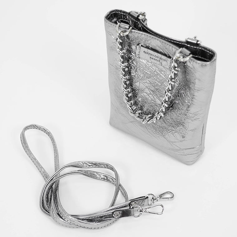 ジャンニキャリーニ バッグ 2way ショルダーバッグ シルバー色 BS9590 ジャンニキアリーニ GIANNI CHIARINI レディース ショルダーバッグ