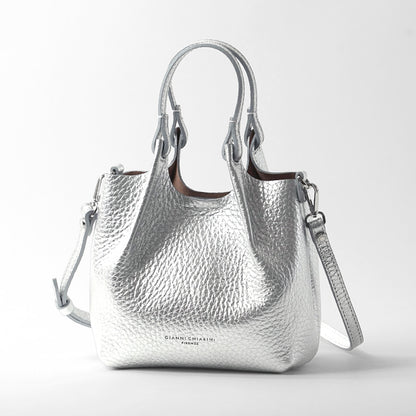 GIANNI CHIARINI レディース ショルダーバッグ DUA XS BS9718 RNGDBL T U SILVER CLAY シルバー 14369