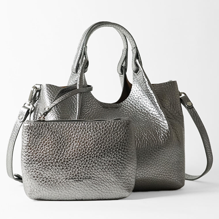 GIANNI CHIARINI レディース バッグ DUA S BS9719 RNGDBL CITY NOIRE CASTORO 14205