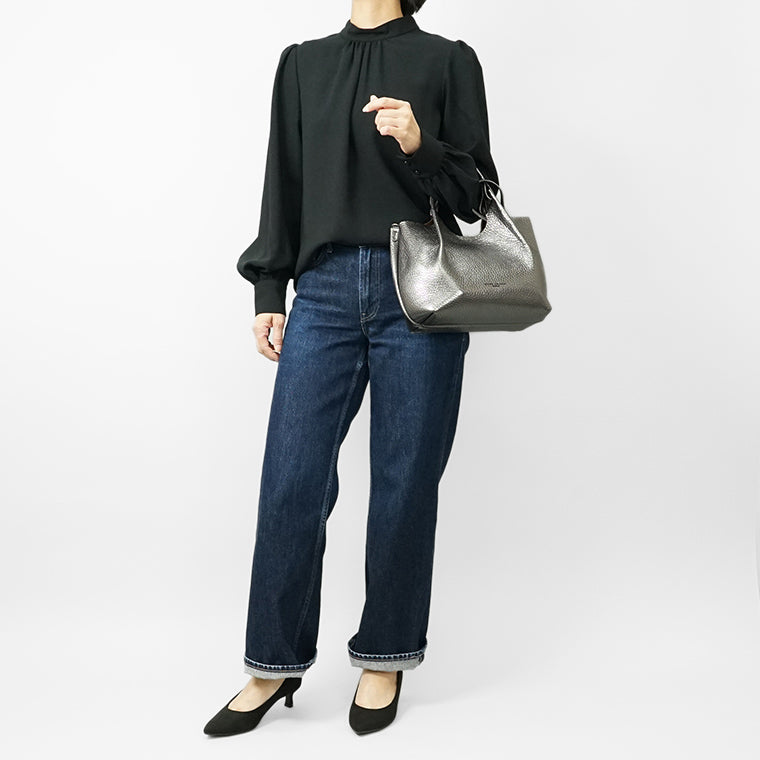 GIANNI CHIARINI レディース バッグ DUA S BS9719 RNGDBL CITY NOIRE CASTORO 14205