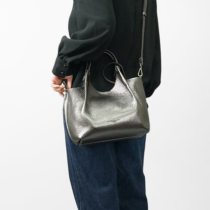 GIANNI CHIARINI レディース バッグ DUA S BS9719 RNGDBL CITY NOIRE CASTORO 14205