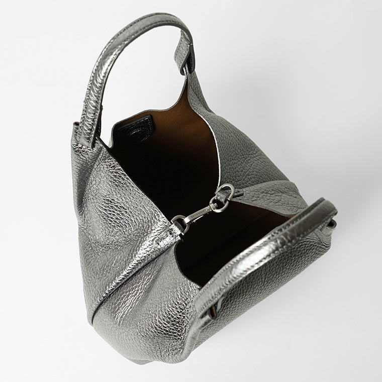 GIANNI CHIARINI レディース バッグ DUA S BS9719 RNGDBL CITY NOIRE CASTORO 14205