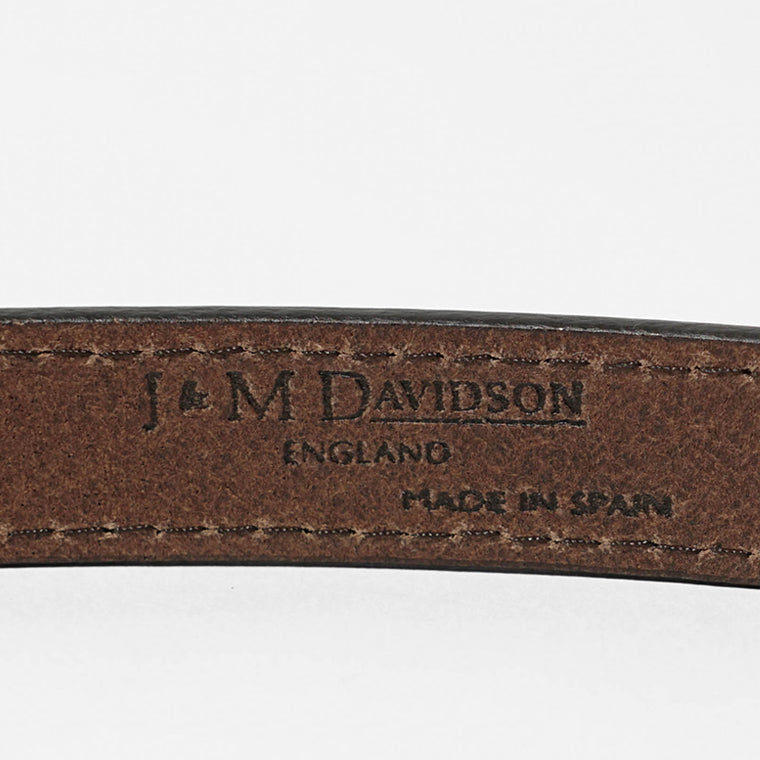 J&M DAVIDSON メンズ レディース ベルト 20MM BWST 0XX AN20 T MORO ブラウン 670S