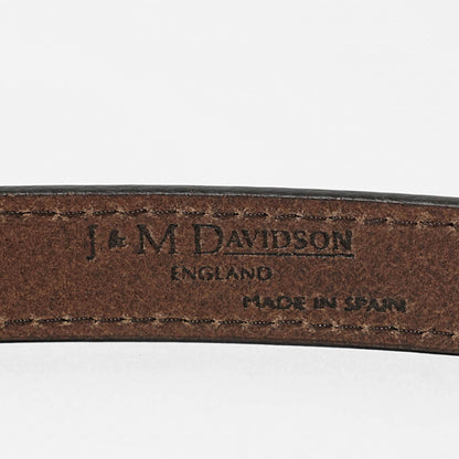 J&M DAVIDSON メンズ レディース ベルト 20MM BWST 0XX AN20 T MORO ブラウン 670S