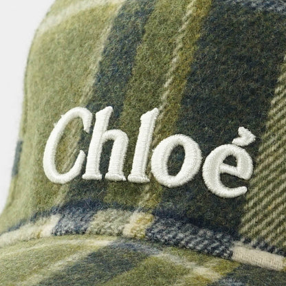 Chloe KIDS キッズ キャップ C20682 CARREAUX グリーン系 Z67