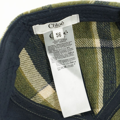 Chloe KIDS キッズ キャップ C20682 CARREAUX グリーン系 Z67