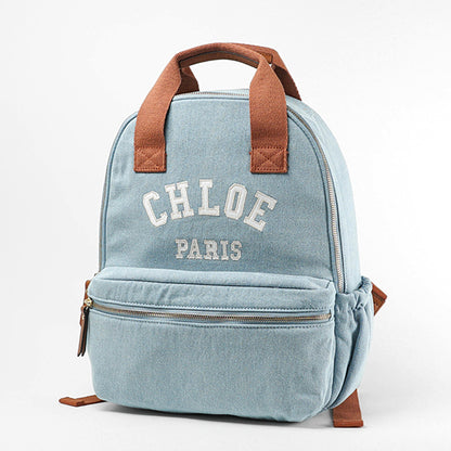 Chloe KIDS キッズ バックパック C20867 DENIM BLUE ウォッシュブルー Z10