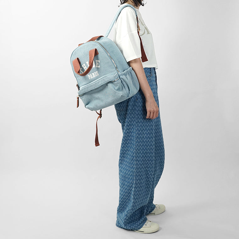 【SUMMER FINAL SALE】 Chloe KIDS キッズ バックパック C20867 DENIM BLUE ウォッシュブルー Z10