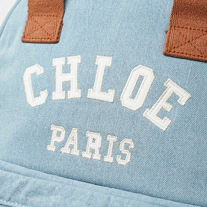 Chloe KIDS キッズ バックパック C20867 DENIM BLUE ウォッシュブルー Z10