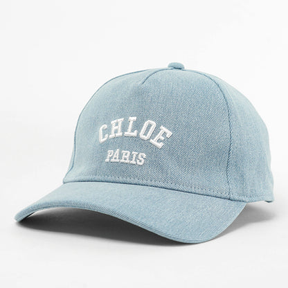 Chloe KIDS キッズ キャップ C20869 DENIM BLUE ウォッシュブルー Z10