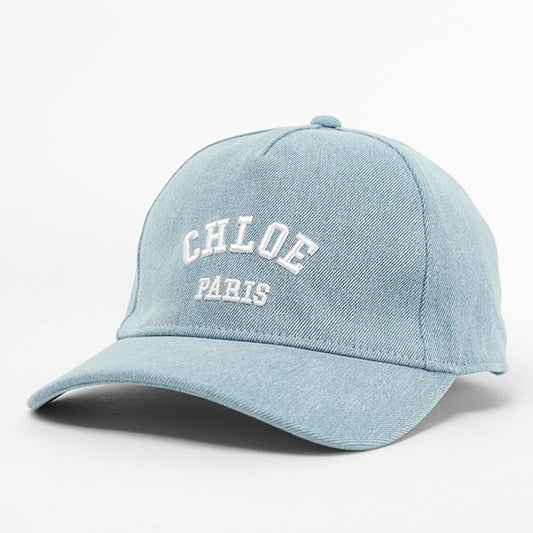Chloe KIDS キッズ キャップ C20869 DENIM BLUE ウォッシュブルー Z10