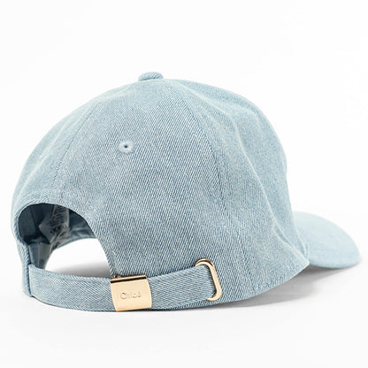 Chloe KIDS キッズ キャップ C20869 DENIM BLUE ウォッシュブルー Z10