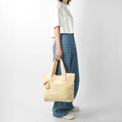 【SUMMER FINAL SALE】 Chloe KIDS キッズ トートバッグ C21227 PINK YELLOW ピンク イエロー S05