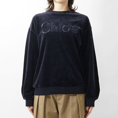 Chloe KIDS キッズ スウェットシャツ C21285 NAVY ネイビー 859