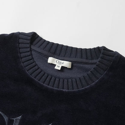 Chloe KIDS キッズ スウェットシャツ C21285 NAVY ネイビー 859