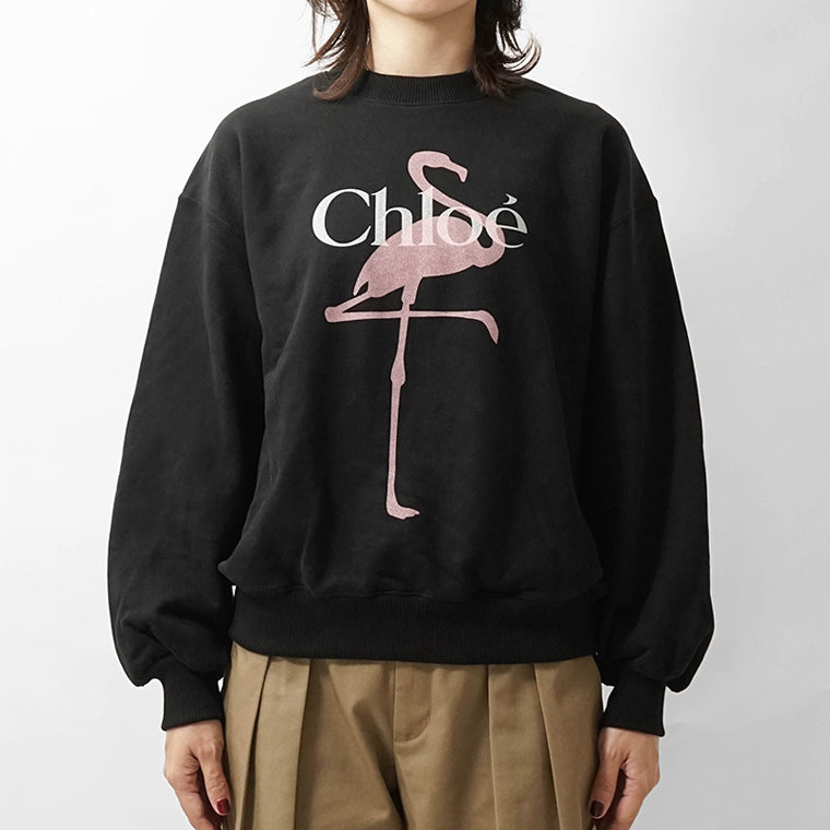 Chloe KIDS キッズ スウェットシャツ C21286 NERO ブラック 09B