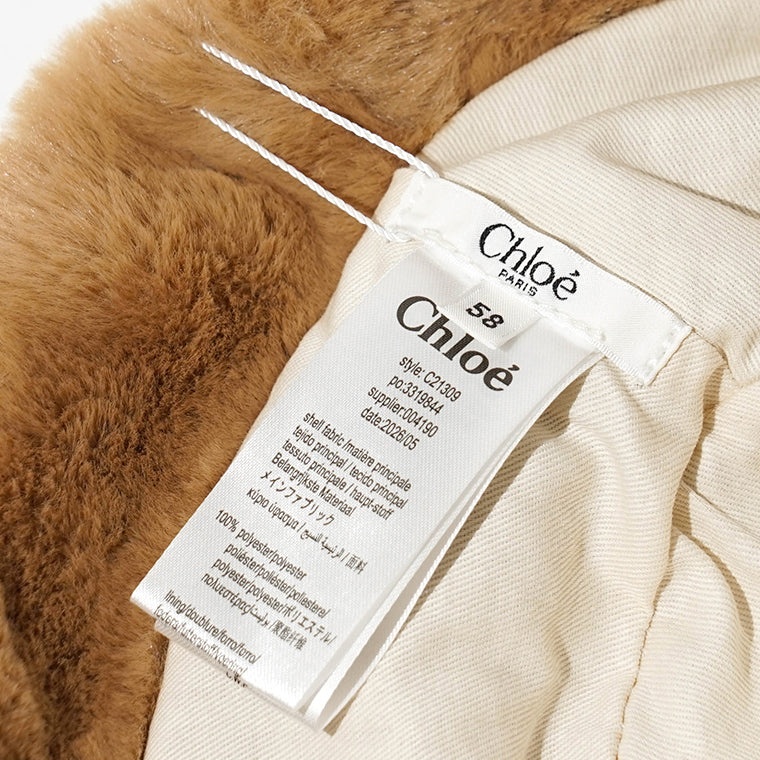 Chloe KIDS キッズ バケットハット C21309 THRUSH ブラウン 31F