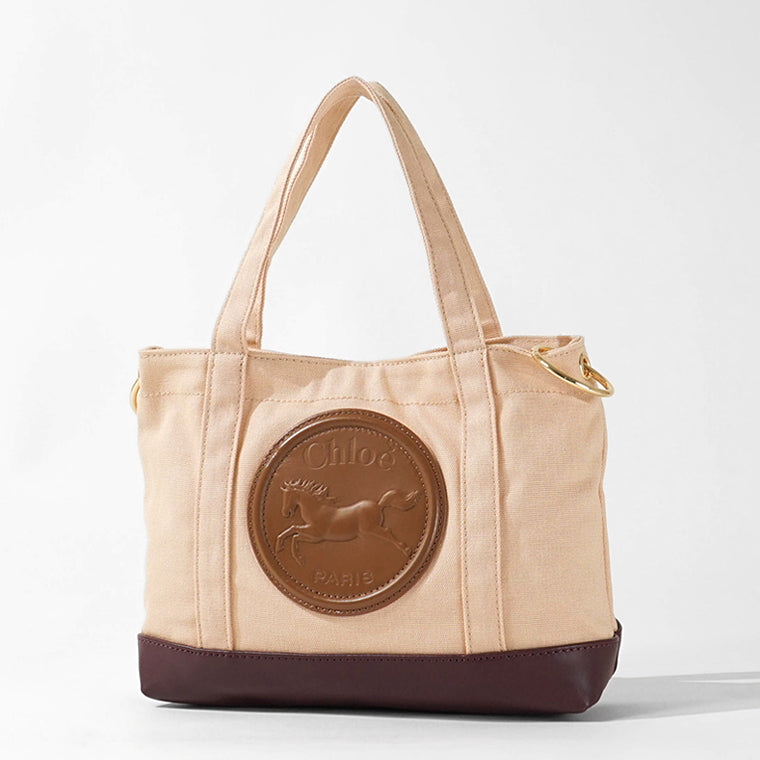 Chloe KIDS キッズ トートバッグ C21322 TOASTED ALMOND ベージュ 20E