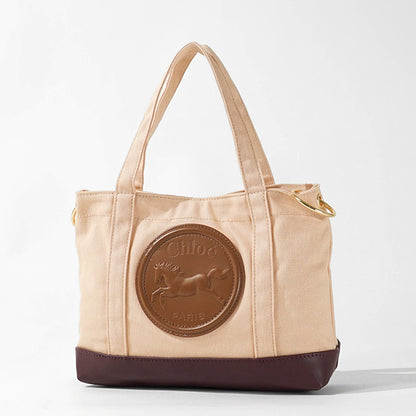 Chloe KIDS キッズ トートバッグ C21322 TOASTED ALMOND ベージュ 20E