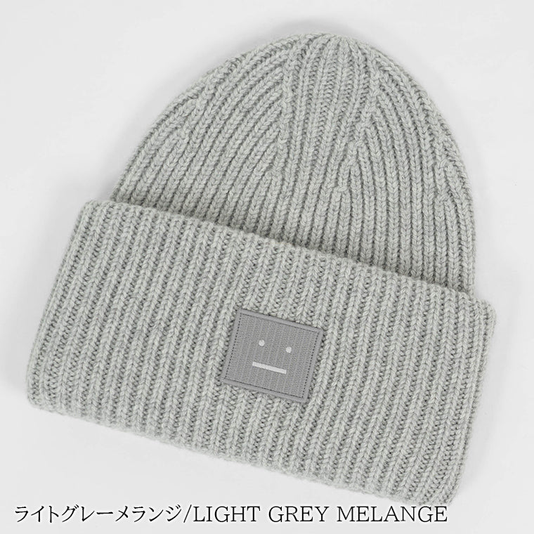 Acne Studios メンズ レディース ニットキャップ LARGE FACE LOGO BEANIE C40135 2カラー