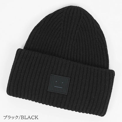 Acne Studios メンズ レディース ニットキャップ LARGE FACE LOGO BEANIE C40135 2カラー