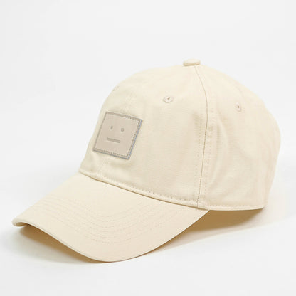 Acne Studios メンズ レディース キャップ LEATHER FACE PATCH CAP C40345 オートミールメランジ OATMEAL MELANGE