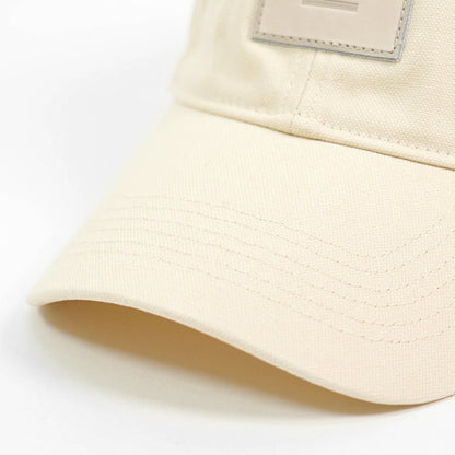 Acne Studios メンズ レディース キャップ LEATHER FACE PATCH CAP C40345 オートミールメランジ OATMEAL MELANGE