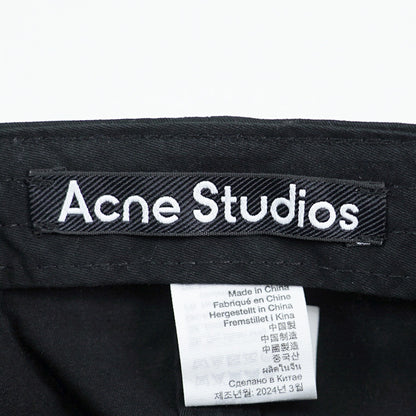 Acne Studios メンズ レディース キャップ METAL FACE PATCH CAP C40349 ブラック BLACK