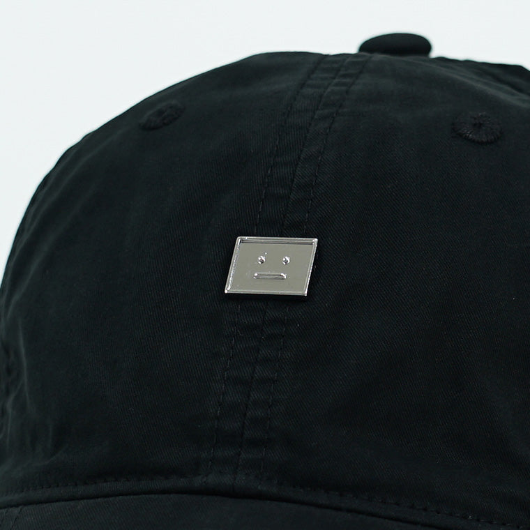 Acne Studios メンズ レディース キャップ METAL FACE PATCH CAP C40349 ブラック BLACK