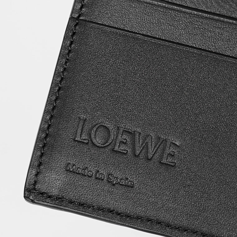 LOEWE メンズ 2つ折り長財布 PUZZLE EDGE HORIZONTAL WALLET C510978X06 BLACK ブラック 1100