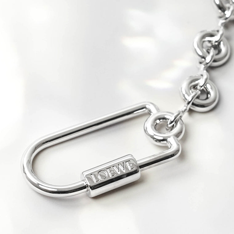 LOEWE レディース キーリング PEBBLE KEYRING C621232XFR PLATA SILVER シルバー 1160