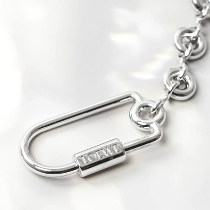 LOEWE レディース キーリング PEBBLE KEYRING C621232XFR PLATA SILVER シルバー 1160
