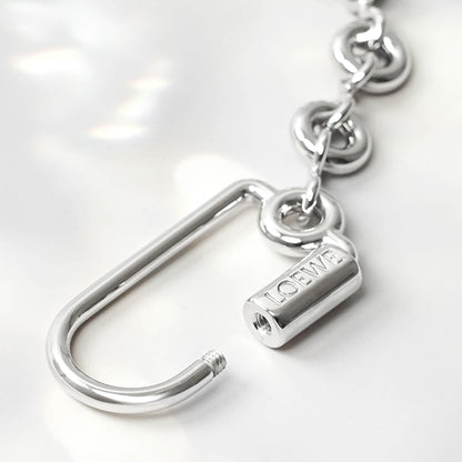 LOEWE レディース キーリング PEBBLE KEYRING C621232XFR PLATA SILVER シルバー 1160