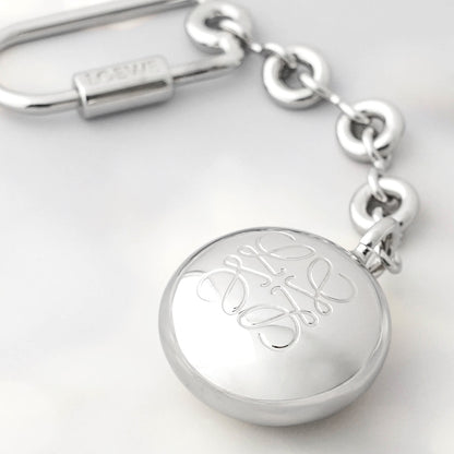 LOEWE レディース キーリング PEBBLE KEYRING C621232XFR PLATA SILVER シルバー 1160
