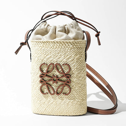 【SUMMER FINAL SALE】 LOEWE レディース ショルダーバッグ ANAGRAM SQUARE POCKET C630G35X05 NATURAL TAN ナチュラル タン 2435