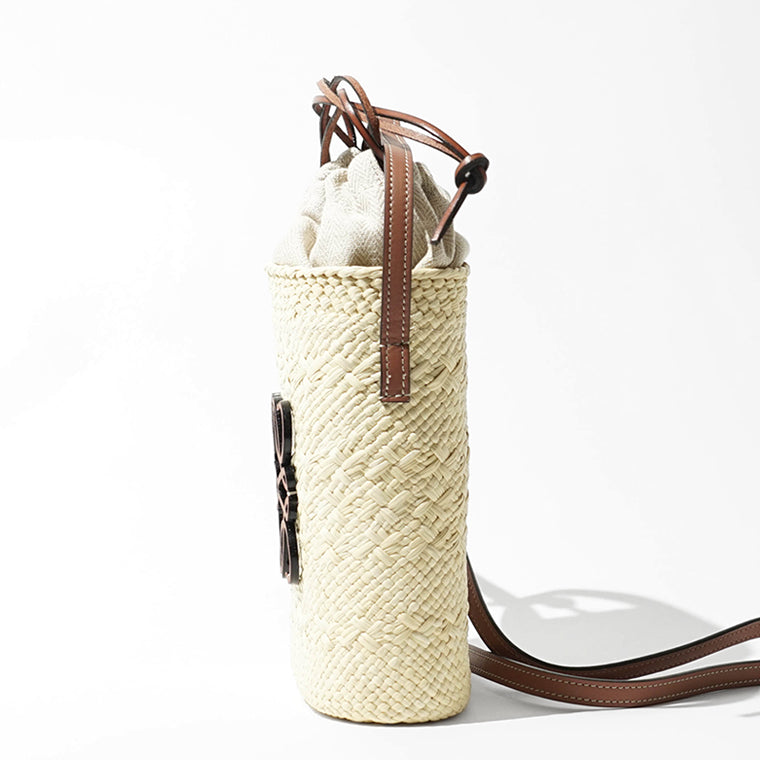 【SUMMER FINAL SALE】 LOEWE レディース ショルダーバッグ ANAGRAM SQUARE POCKET C630G35X05 NATURAL TAN ナチュラル タン 2435