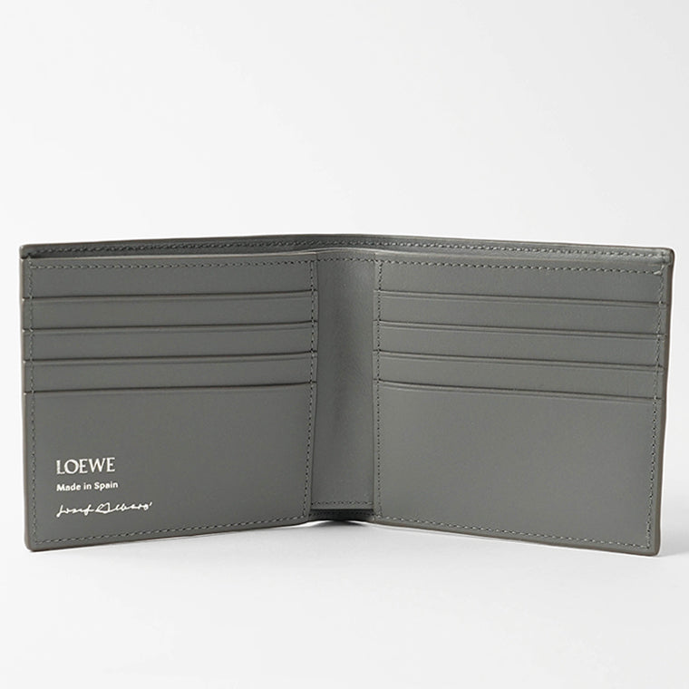 LOEWE メンズ 2つ折り財布 ALBERS BIFOLD WALLET C643302X27 ARDESIA DEEP RUBY アルデシア ディープルビー 0145