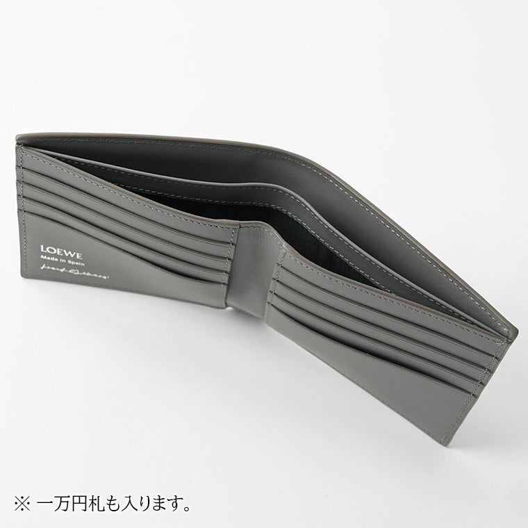 LOEWE メンズ 2つ折り財布 ALBERS BIFOLD WALLET C643302X27 ARDESIA DEEP RUBY アルデシア ディープルビー 0145
