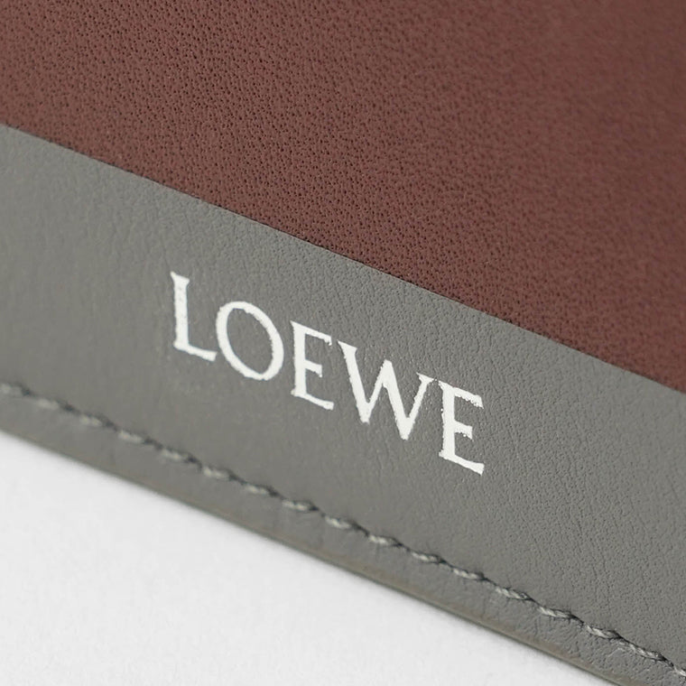 LOEWE メンズ 2つ折り財布 ALBERS BIFOLD WALLET C643302X27 ARDESIA DEEP RUBY アルデシア ディープルビー 0145