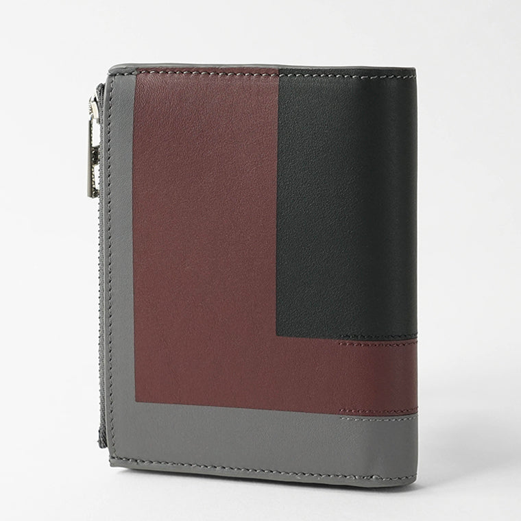 LOEWE メンズ レディース 2つ折り財布 ALBERS SLIM COMPACT WALLET C643W73X08 ARDESIA DEEP RUBY アルデシア ディープルビー 0145