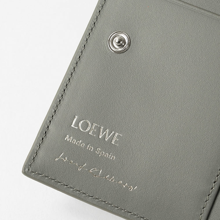 LOEWE メンズ レディース 2つ折り財布 ALBERS SLIM COMPACT WALLET C643W73X08 ARDESIA DEEP RUBY アルデシア ディープルビー 0145